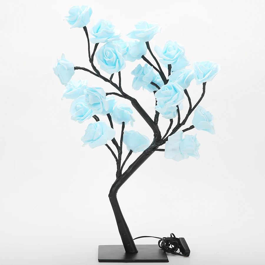 24 LED Rose Tree Lights USB